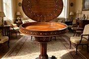 Irish Killarney ware centre table