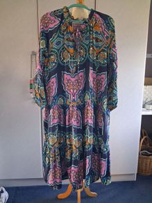 Soul Katherine Silk/Vis dress size 16/18