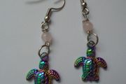 Handmade earrings, Jewellery, Sea turtle earrings,