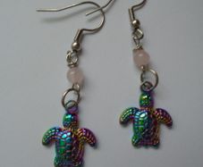 Handmade earrings, Jewellery, Sea turtle earrings,
