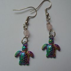Handmade earrings, Jewellery, Sea turtle earrings,