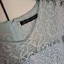 Blue Lace Flower girl dress 9-10 Image 4