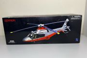 Ferrari Agusta A 109 Power Elite Model Red and Grey Helicopter Diecast 1:43 Scale - New In Box