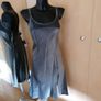 Women's Lingerie Luxury SILVER satin Chemise Image 4