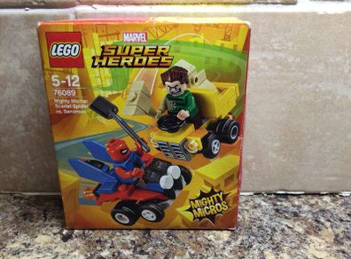 Marvel super heroes mighty micros scarlet Spider-Man vs sandman - new and unopened