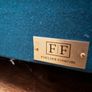Finline 3 Seater Sofa Bed Teal Velvet Image 3