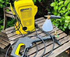 Karcher K2 Pressure Washer and Halfords Premium Snow Foam