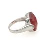 Vintage Carnelian 925 Sterling Silver Ring Image 6