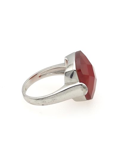 Vintage Carnelian 925 Sterling Silver Ring