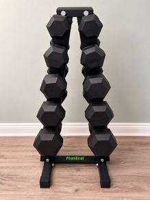 135KG Hex Dumbbell Set 517.5KG with Storage Rack