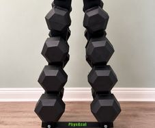 135KG Hex Dumbbell Set 517.5KG with Storage Rack