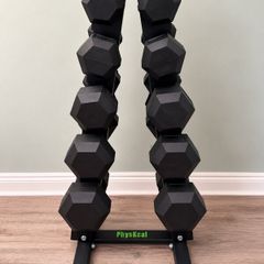135KG Hex Dumbbell Set 517.5KG with Storage Rack