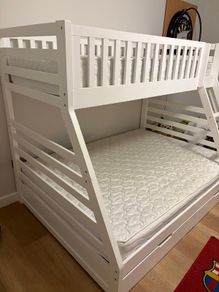 Triple Bunk bed with Mattresses