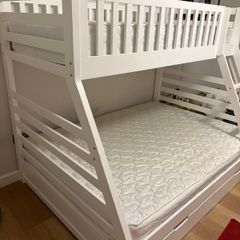 Triple Bunk bed with Mattresses