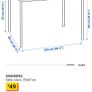 ikea table 110cm Image 4
