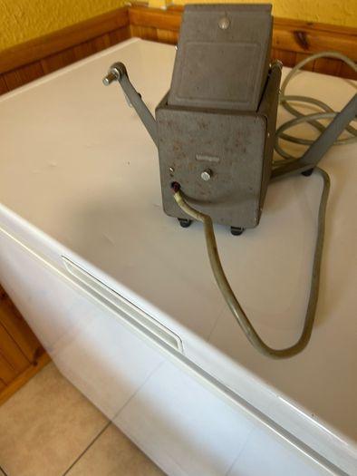 vintage film editor and built in splicer