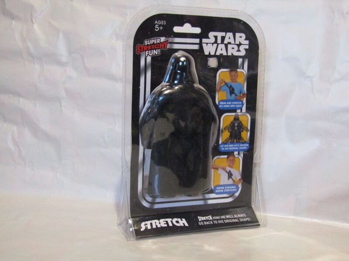 Stretch Mini Star Wars Darth Vader Action Figure Brand New Sealed
