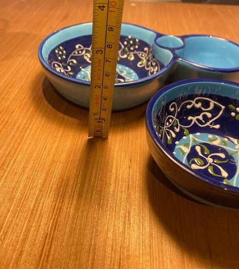 Hand painted dipping bowls
