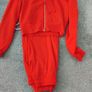 Bershka red Tracksuit top large, bottoms size large Image 3