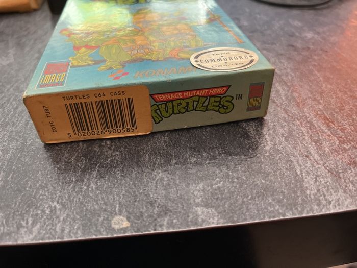 Teenage Mutant Hero Turtles C64 Commodore 64 Big Box (Konami / Image Works, 1990)