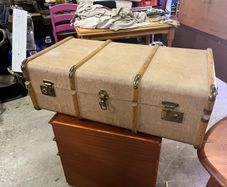 vintage travel trunk
