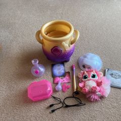 Magic Mixies cauldron and soft toy