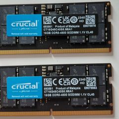 32gb DDR5 4800 mhz ram (for laptop) 2x16gb