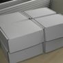 Lot of 5 pcs ecommerce shipping boxes eco friendly cardboard retail box for online shop, online retail gift colelct Size 28 cm x 18 cm x 11cm Image 2