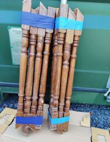 21 Solid Wood Stair Balusters  Spindles