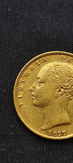 Gold coin Sovereign 1877
