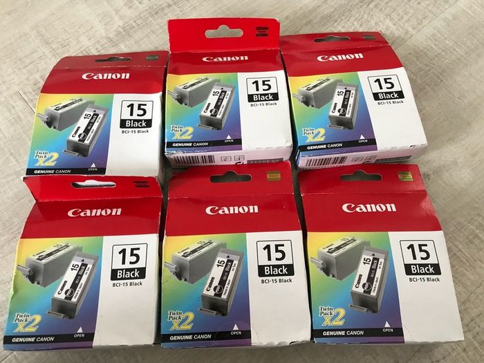 Brand new canon 15 black twin pack cartridges