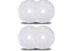 4 Replacement Microfibre Spin Mop Heads