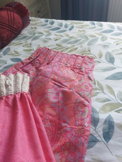 curtains... bed end throw ..plus pillow cases