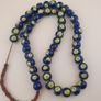 Vintage Venetian African Style Old Face Glass Beads Strands 20 inches Image 9