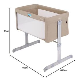 Graco bedside crib