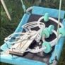 Free swing with accessories(  Dismantled ) and pink sandpit Image 3