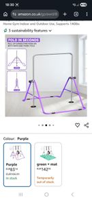 Gymnastics bar for kids