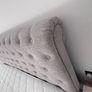 Grey Upholstered Super King Bed Frame Image 5