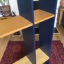 Solid wood heavy Bedside locker and matching bookshelf Image 8