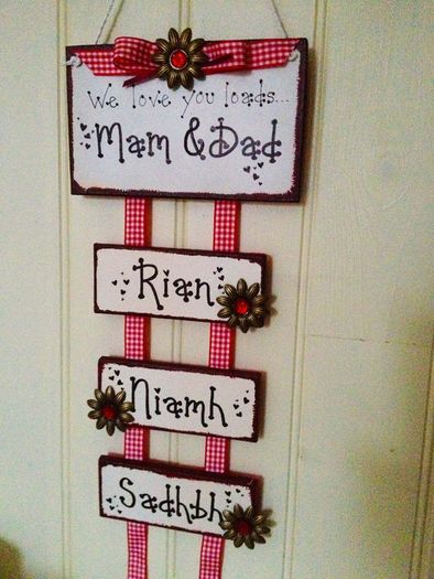 Family Hanger Sign