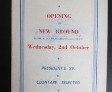 Clontarf Rugby Opening Of New Ground