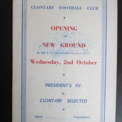 Clontarf Rugby Opening Of New Ground