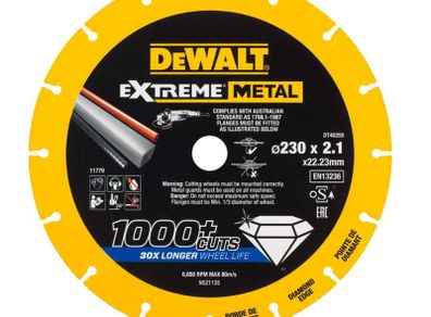 DeWalt DT40255-QZ 230 x 22.23mm Extreme Metal Wheel