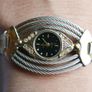 Pretty Vintage Potencial Ladies Quartz Watch With Rhinestone Bracelet Band Works well Image 5