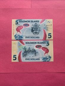Solomon. Islands  5 Dollars 2019   ( UNCIRCULATED )PICK  32a ) Polymer / Plastic .