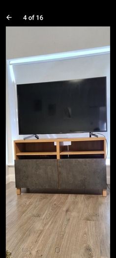 TV Table Excellent condition like new used for 65" and bigger
