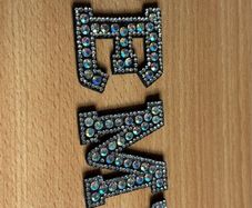 REMY name badge letters