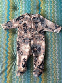 Next baby fleece sleepsuit (up to 3 months)