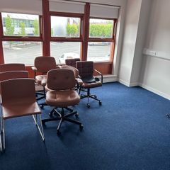 Office desks and chairs