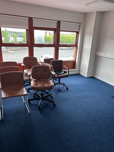 Office desks and chairs